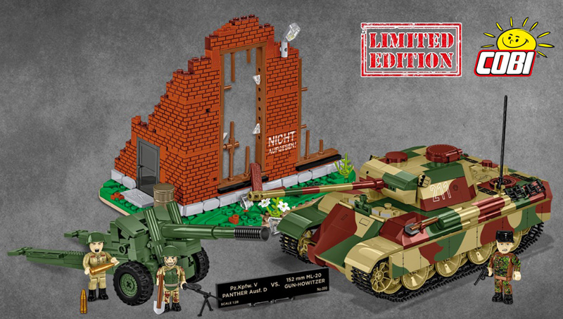 COBI 3144 Panther Ausf. D & ML 20 Limited Edition Titel
