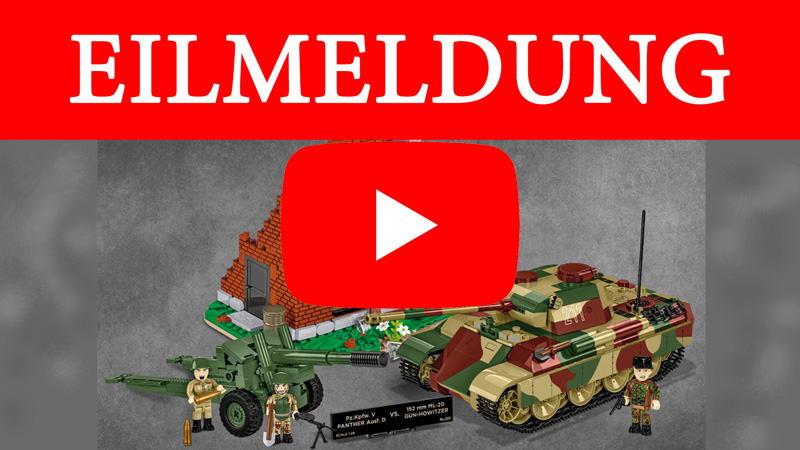 COBI 3144 Panther Ausf. D & ML 20 Limited Edition Video