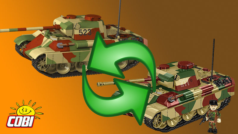 COBI 3146 3144 Panzer V Panther Titel