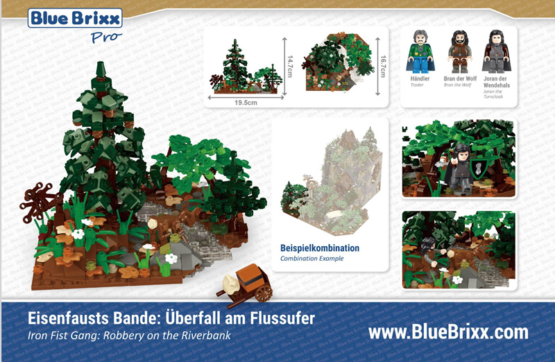 Bluebrixx Eisenfausts Bande Überfall am Flussufer (110103)