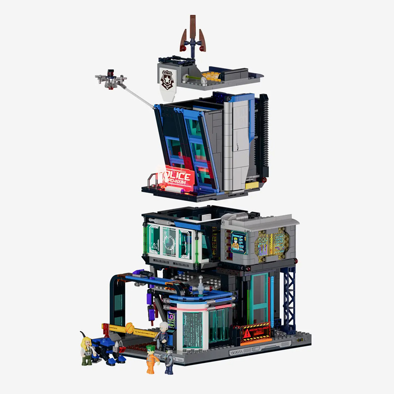 Lumibricks 17009 Cyberpunk Police Headquarter BB