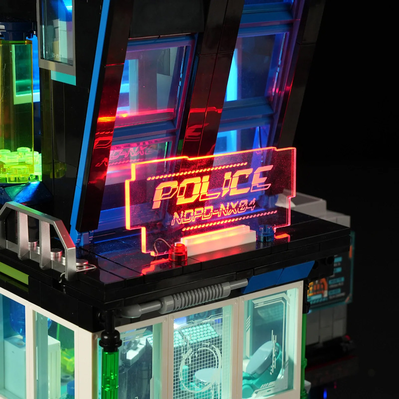 Lumibricks 17009 Cyberpunk Police Headquarter Lumi