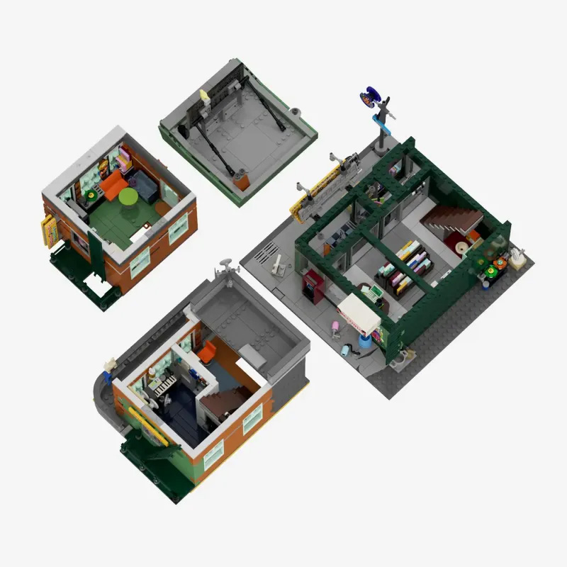 Lumibricks F9058 Record Store Plattenladen BB