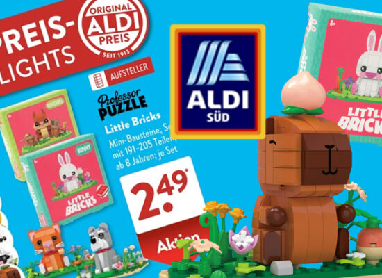 Seit gestern: Mini-Klemmbausteine verschiedener Tiere in ALDI-Süd-Filialen (Update) Seit gestern: Mini-Klemmbausteine verschiedener Tiere in ALDI-Süd-Filialen (Update)