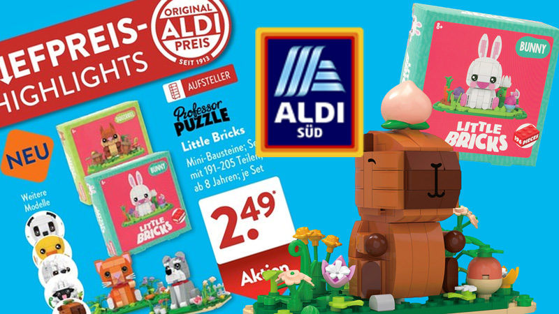 Aldi Süd Little bricks Tiere Titel