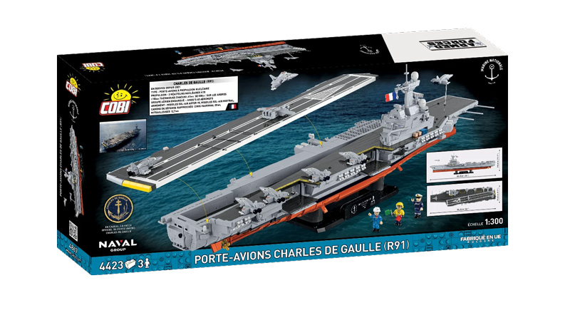 COBI 4867 Charles de Gaulle Flugzeugträger Executive