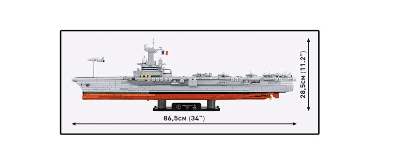 COBI 4867 Charles de Gaulle Flugzeugträger Executive