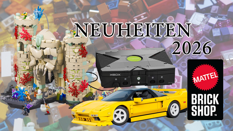 Mattel Brick Shop 2026 Übersicht Titel