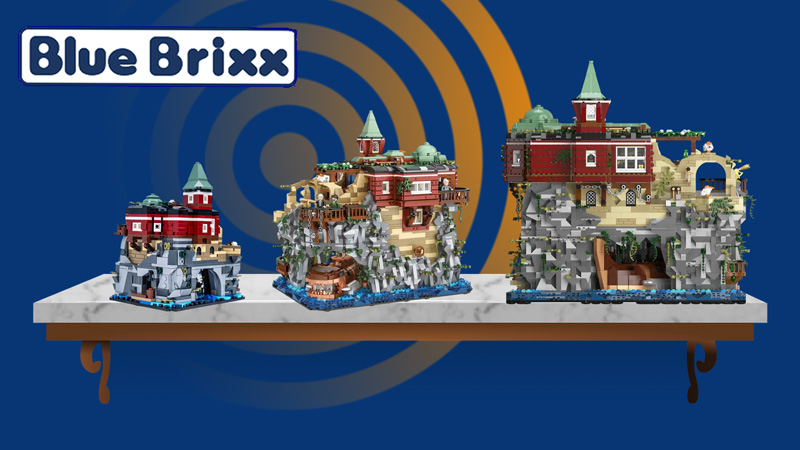 BlueBrixx Herrenhaus PLanetarium Mini Blocks Titel