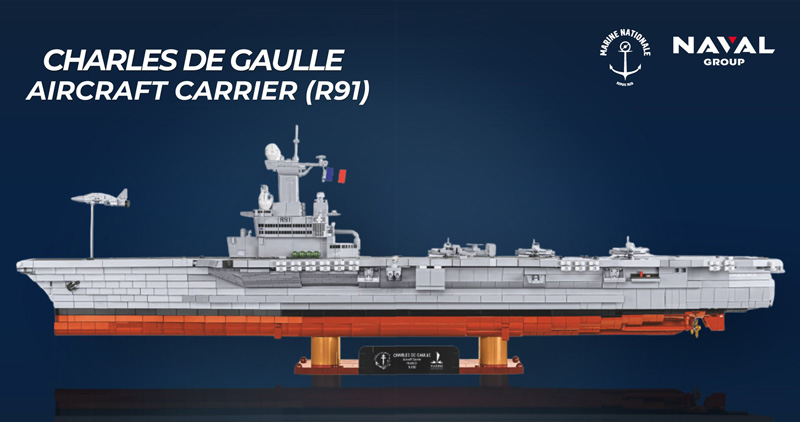 Charles de Gaulle Flugzeugträger 4868 COBI