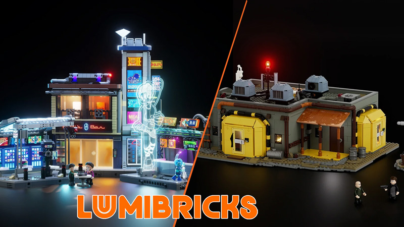 Lumibricks Blade Runner 2049 Street Market Protein Farm 23002 23004 Titel
