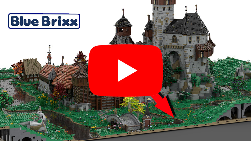 BlueBrixx Burg Blaustein Bodenplatte Video