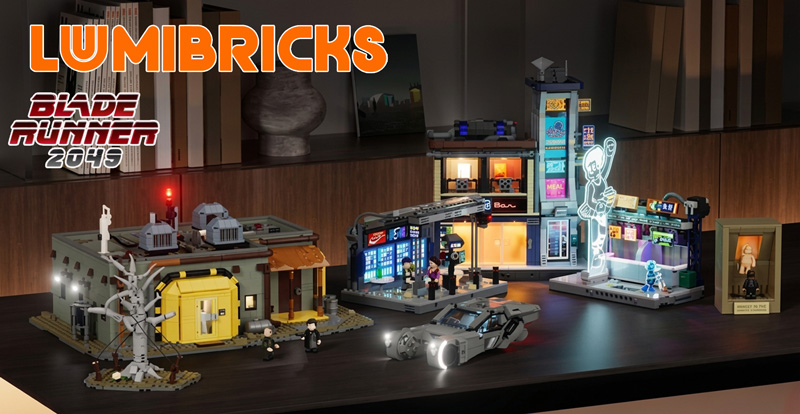 Lumibricks Blade Runner 20249 Street Market, Protein Farms, Repilcant gesamt Titel