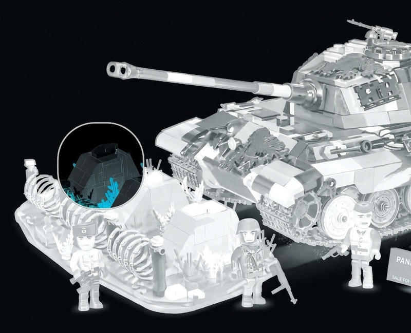 COBI 2684 King Tiger Limited Edition Teaser invertiert