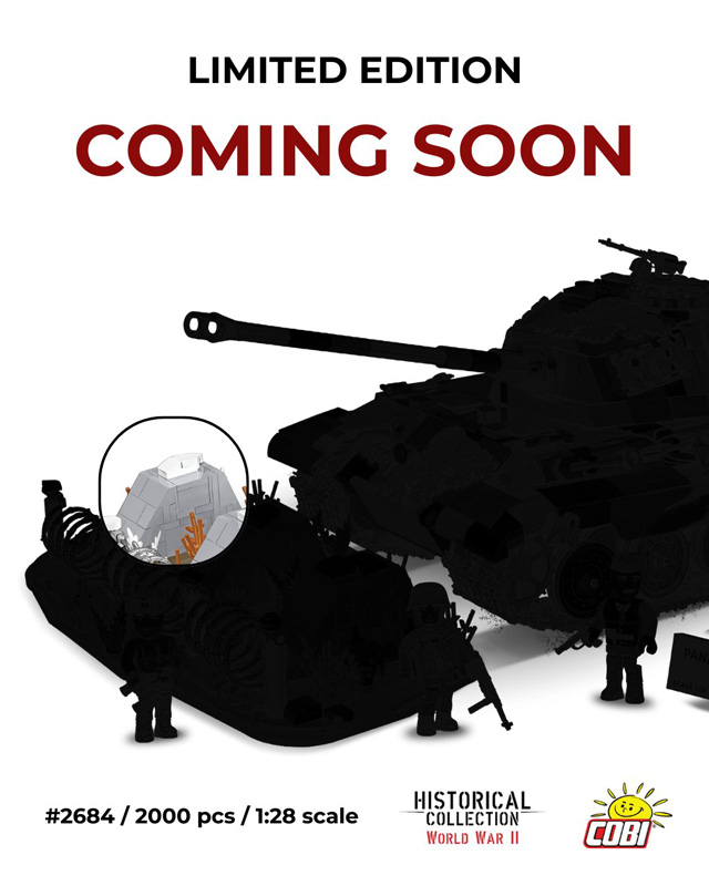 COBI 2684 King Tiger Limited Edition Teaser