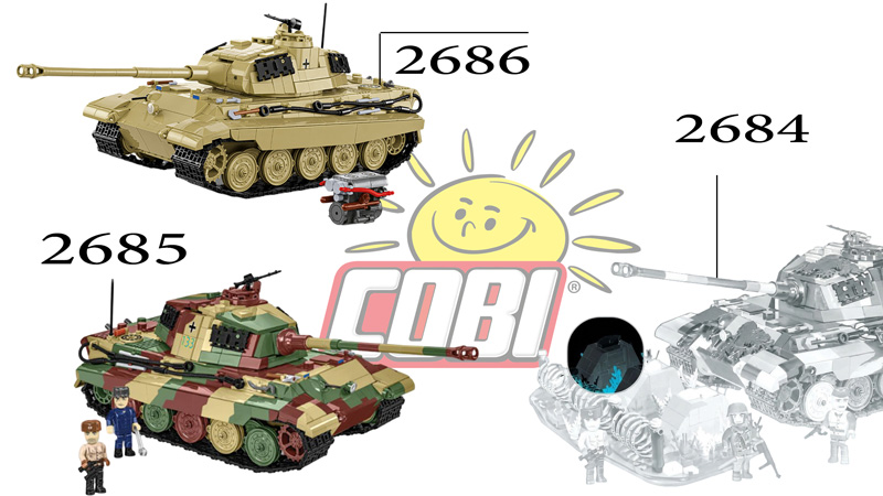 COBI Königstiger 2686 2686 2684 Titel