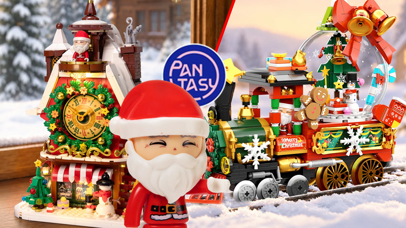 Pantasy Christmas Magic Clock Christms Train Titel