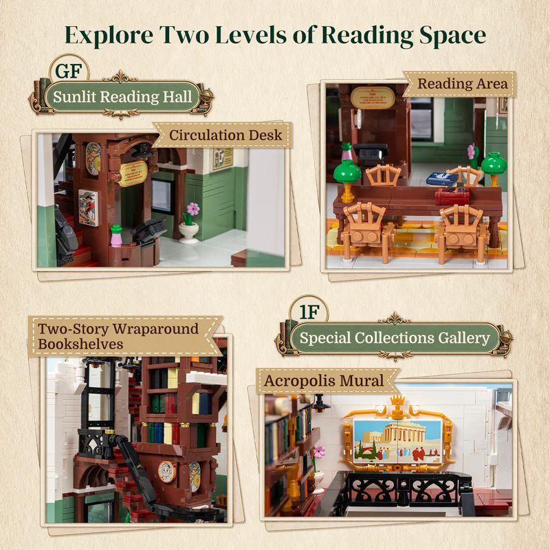 Pantasy 85077 Library / Bücherei
