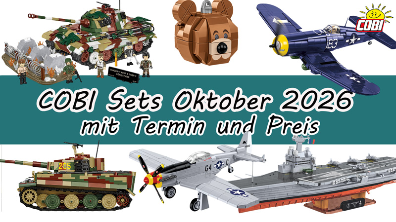 COBI Neuheiten Oktober 2026 Titel