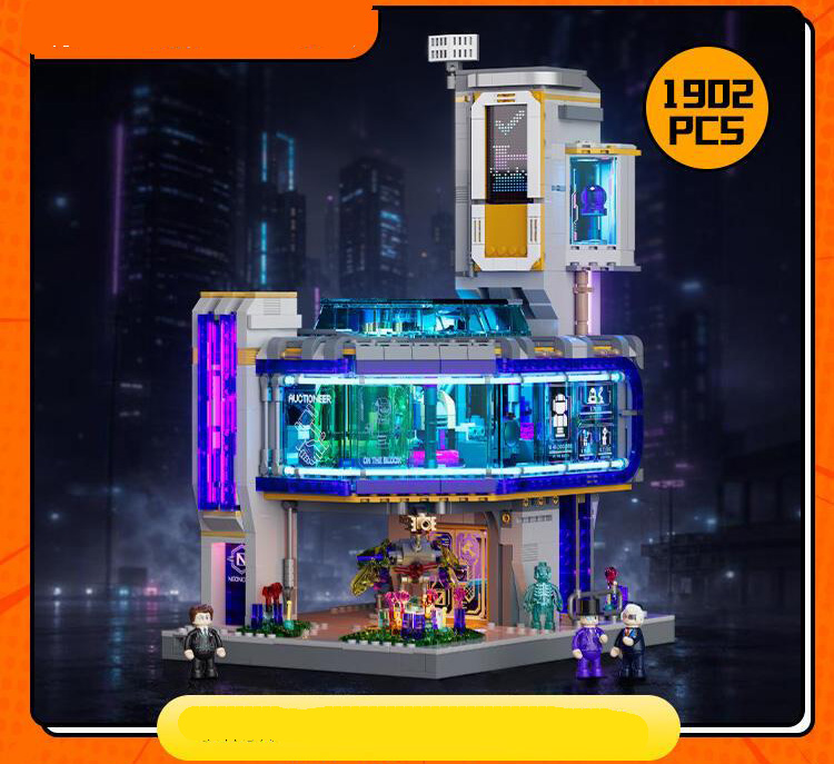 Lumibricks 17012 Neoncity Exchange Cyberpunk