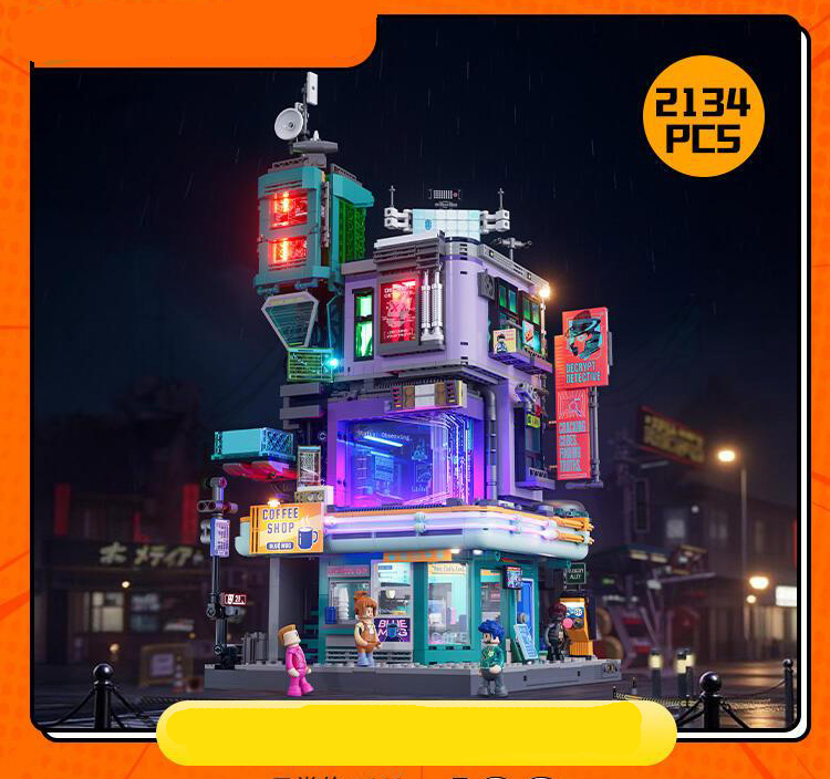 Lumibricks Cyberpunk 17018 Detective Agency