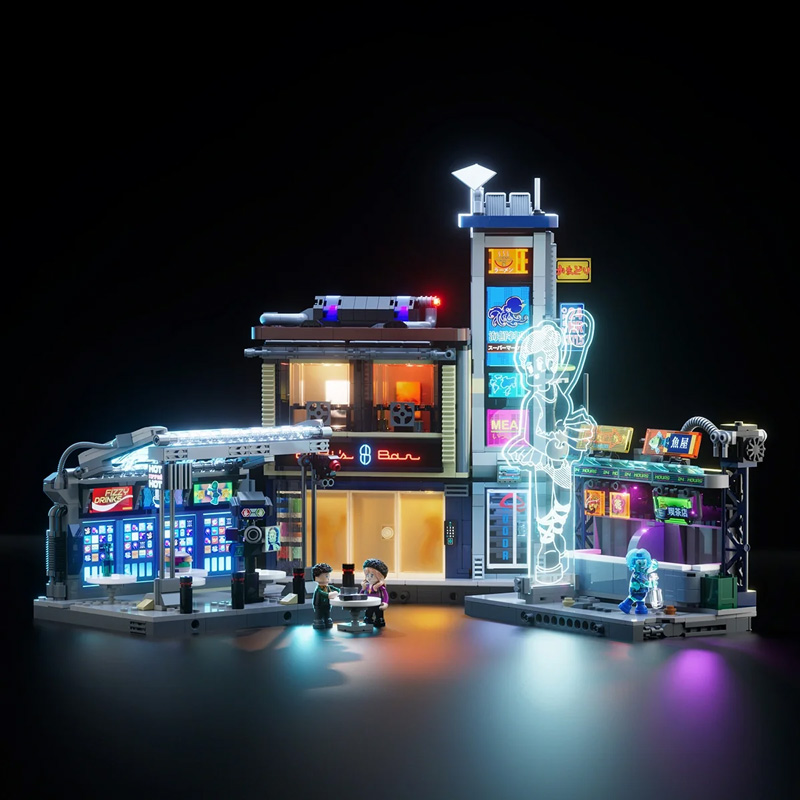 Lumibricks Blade Runner 2049 Street Market 23004