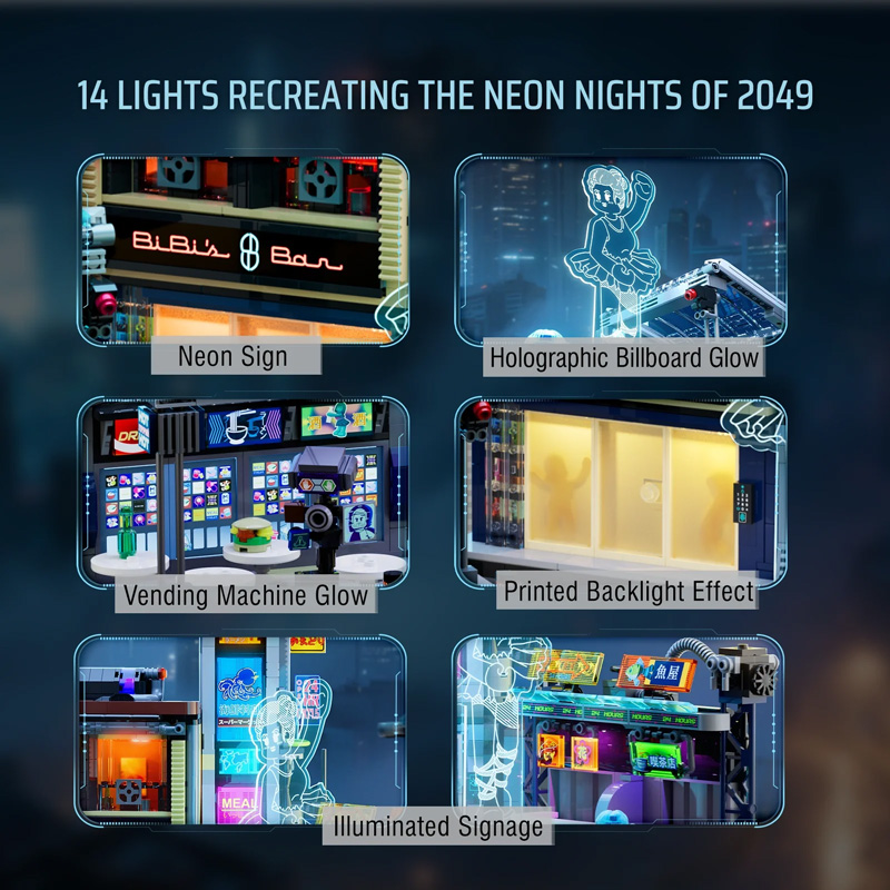 Lumibricks Blade Runner 2049 Street Market 23004