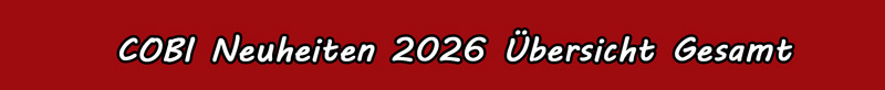 COBI Neuheiten 2026 Gesamt Banner