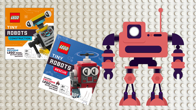 LEGO Tiny Robots Bücher Titel