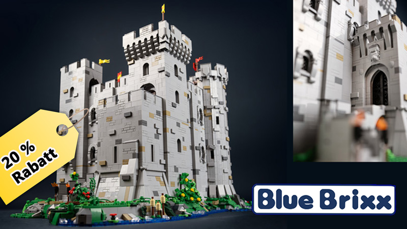BlueBrixx Normannenburg Turmburg Rabatt Titel