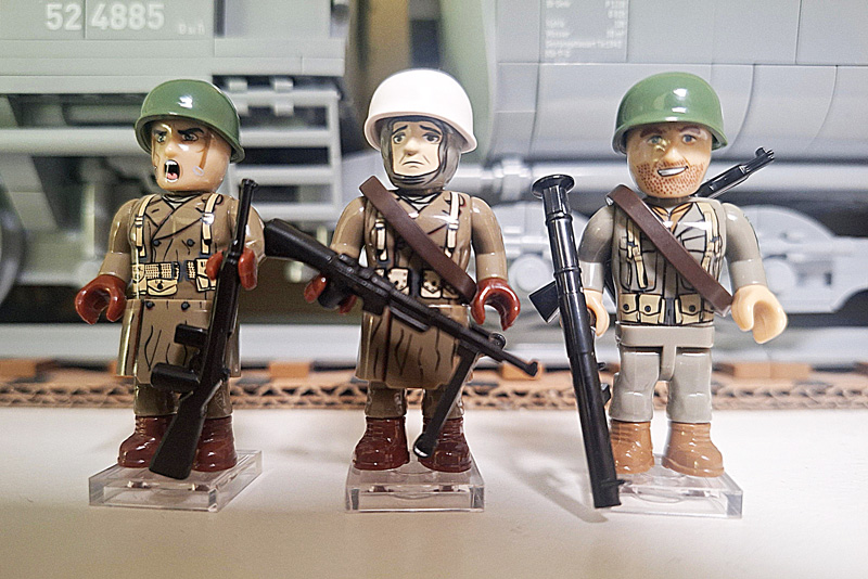 COBI 2065 Battle of the Bulge 1944 Minifigurenpack Amerikanische Figuren