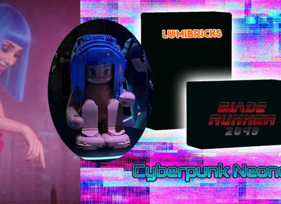 Joi Scene (23005), Neon District (17019) und Town Hall (15023): Erste Infos zu kommenden Lumibricks Sets Blade Runner 2049 Joi und K 23005 Lumibricks Titel