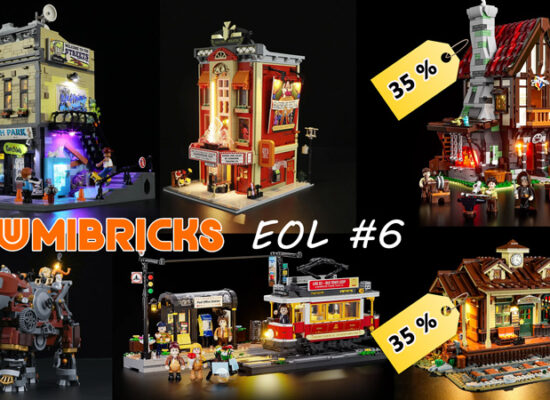 10 Sets neu auf der Lumibricks EOL-Liste, bisher größter Schwung in diesem Jahr (#6) - bis 35 % Rabatt (Update) Lumibricks EOL Nr. 6 Titel