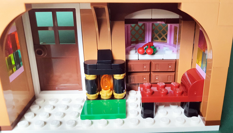 LEGO 40809 Weihnachtliches Lebkuchenhaus gebaut