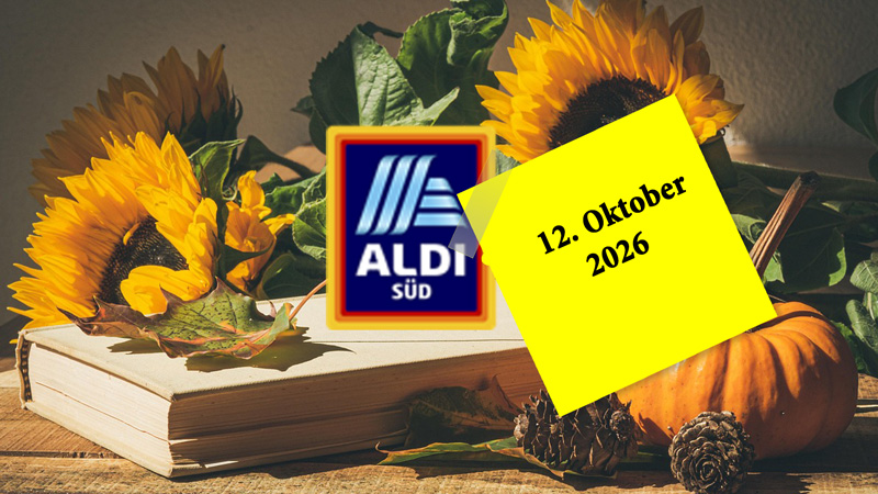 Aldi SÜD Klemmbausteine Blumen Halloween Prospekt Titel