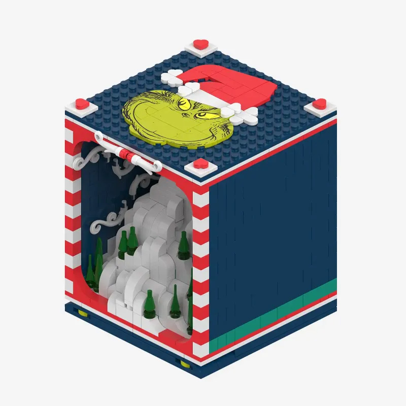 BlueBrixx The Grinch: Mt. Crumpit Book Nook (109584)