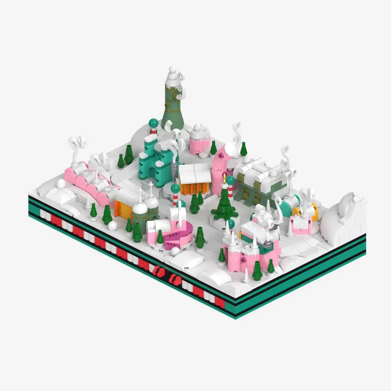 BlueBrixx The Grinch: Who-ville Mini-Diorama (109577)