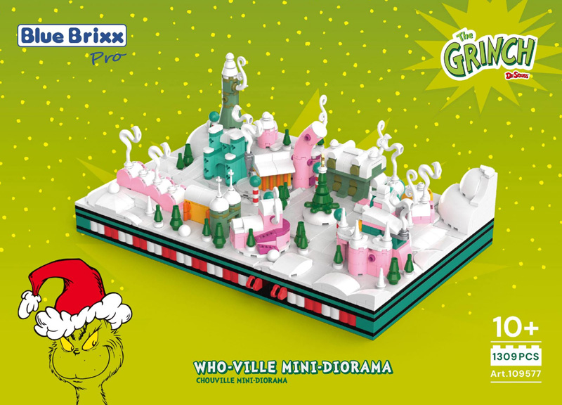 BlueBrixx The Grinch: Who-ville Mini-Diorama (109577)