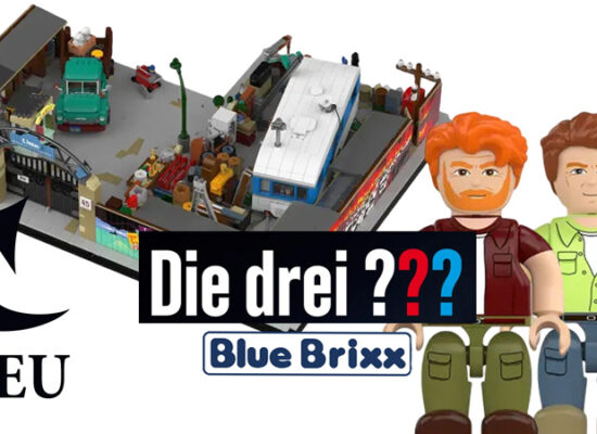 BlueBrixx Ankündigung: Die Drei Fragezeichen Schrottplatz Diorama wird mit Eingang erweitert BlueBrixx Ankündigung: Die Drei Fragezeichen Schrottplatz Diorama wird mit Eingang erweitert