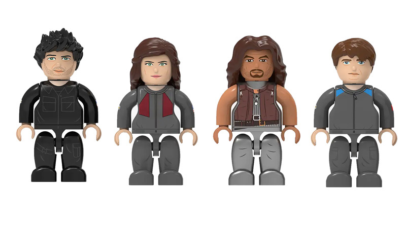 BlueBrixx Stargate Atlantis Gateraum Figuren