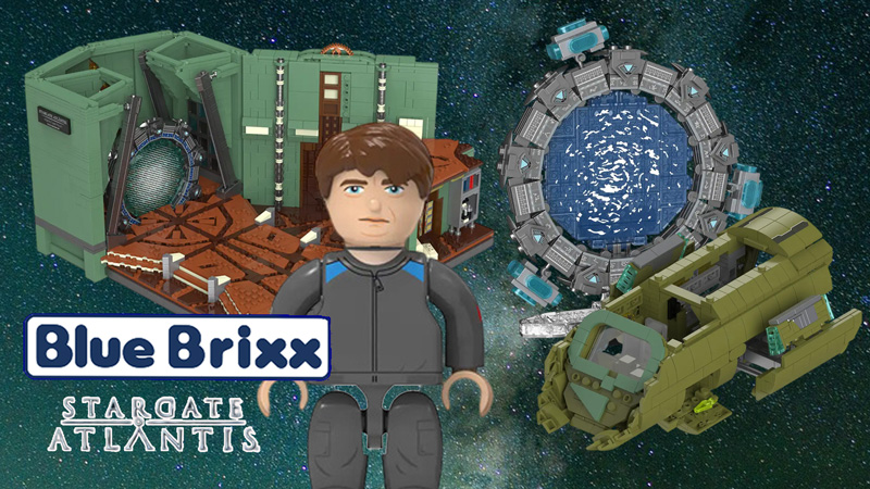 Bluebrixx Stargate Atlantis Gateraum Puddle Jumper Titel