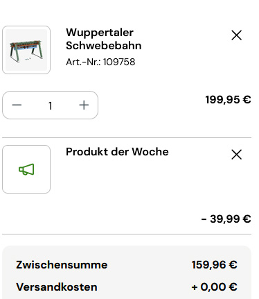 BlueBrixx Wuppertaler Schwebebahn (108474) Rabatt Beispiel