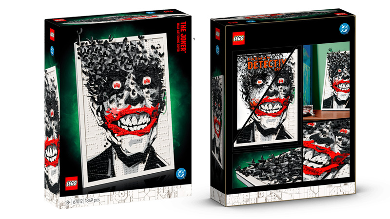 LEGO Joker Comic Wall Art 67012
