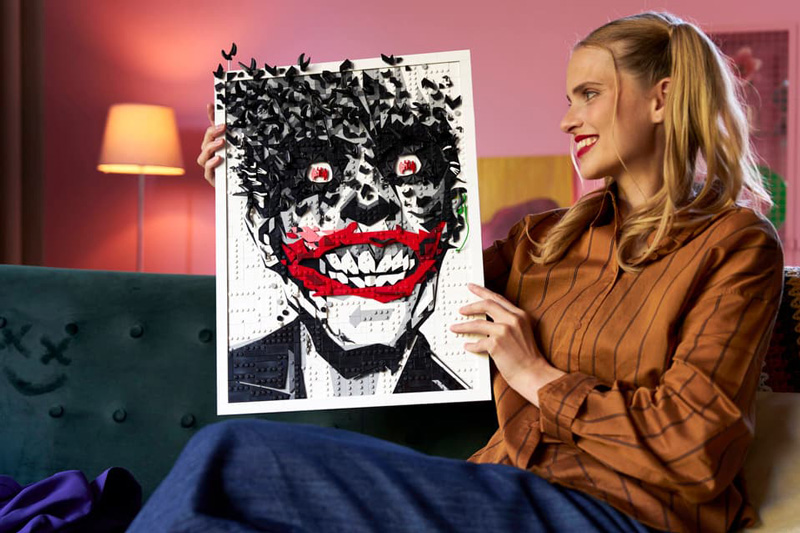 LEGO Joker Comic Wall Art 67012