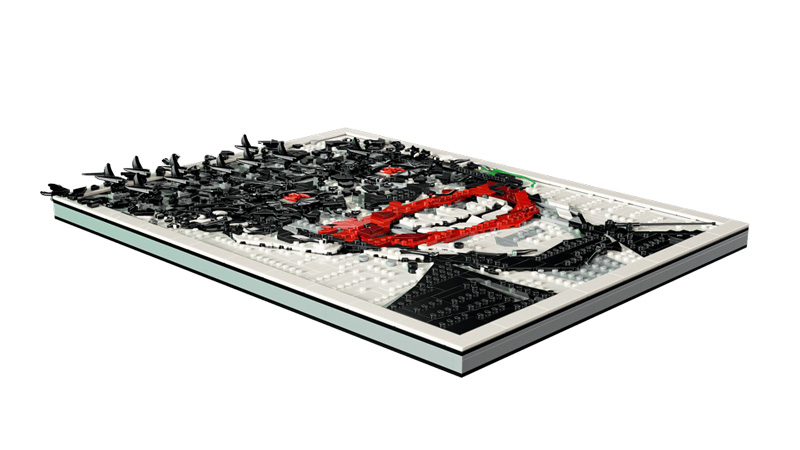 LEGO Joker Comic Wall Art 67012