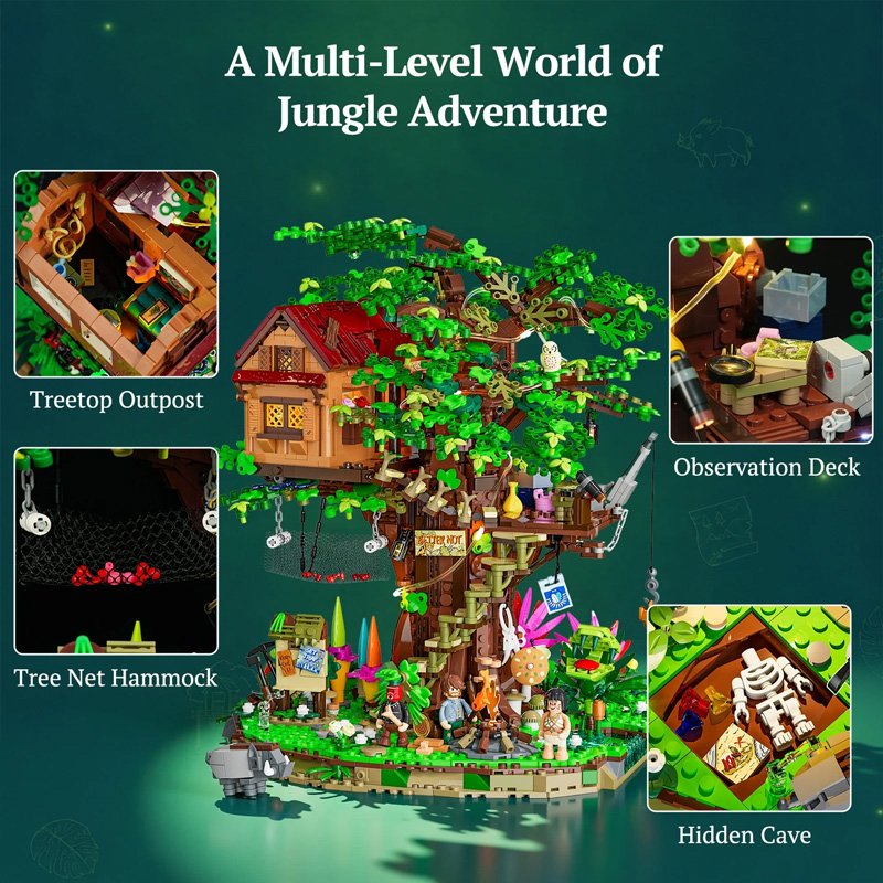 Lumibricks Treehouse Explorer (10016)