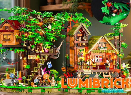 Lumibricks Treehouse Explorer (10016) ergänzt Misty Forest Cabin Lumibricks Treehouse Explorer (10016) ergänzt Misty Forest Cabin