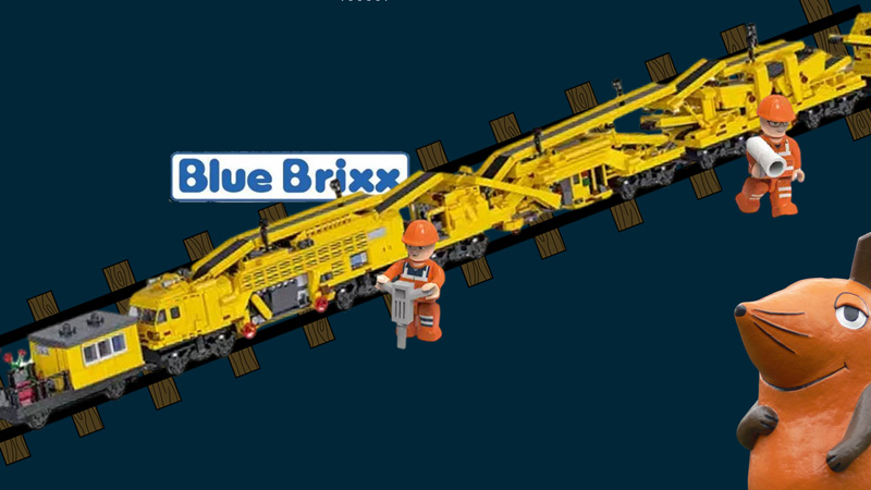 Bluebrixx Gleisbettschotterreinigungszug 109504 Titel