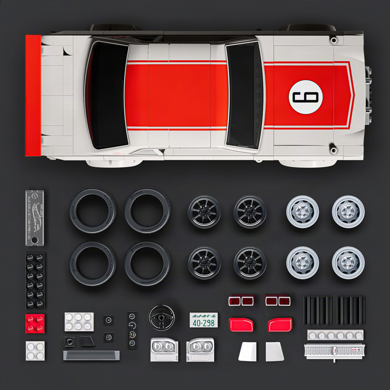 Mattel Brick Shop 1971 Nissan Skyline 2000GT-R