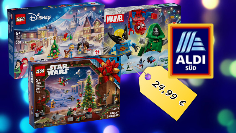 Aldi Süd LEGO Adventskalender Rabatt Titel